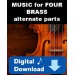 Music for Four Brass - Alternate Parts